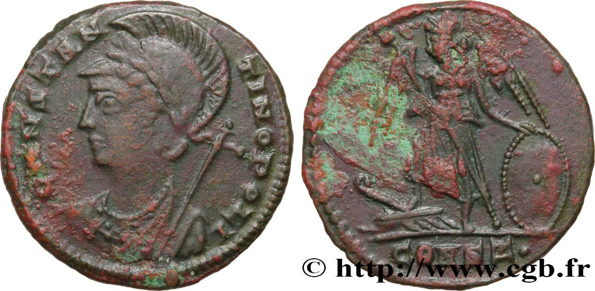 CONSTANTINOPLE Centenionalis ou nummus TTB
