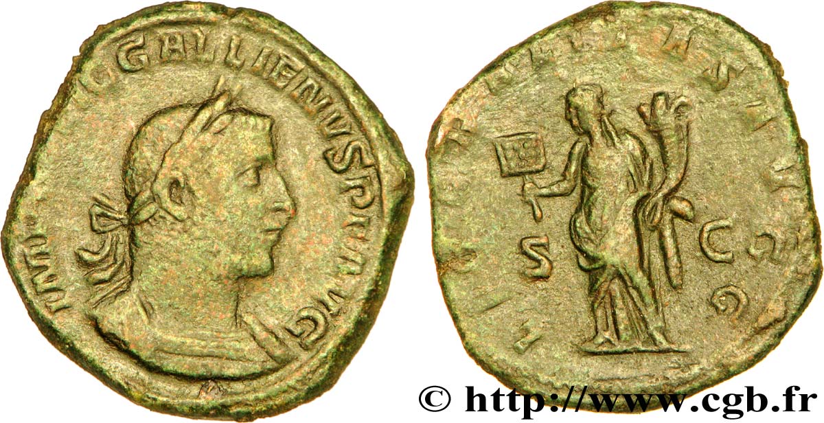 GALLIEN Sesterce TTB+