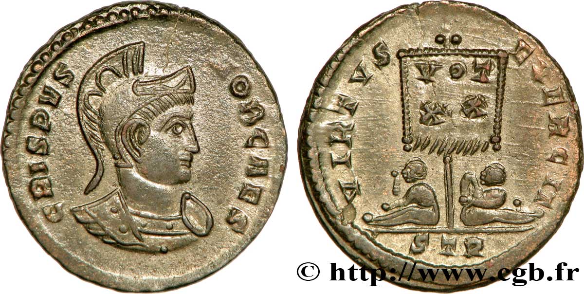 CRISPUS Centenionalis ou nummus FDC