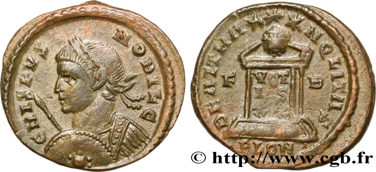 CRISPUS Centenionalis ou nummus SUP/TTB+