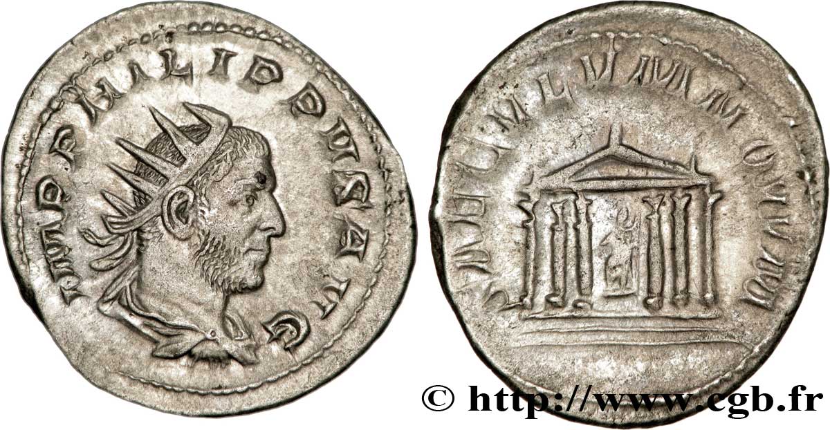 PHILIPPE Ier L ARABE Antoninien TTB+