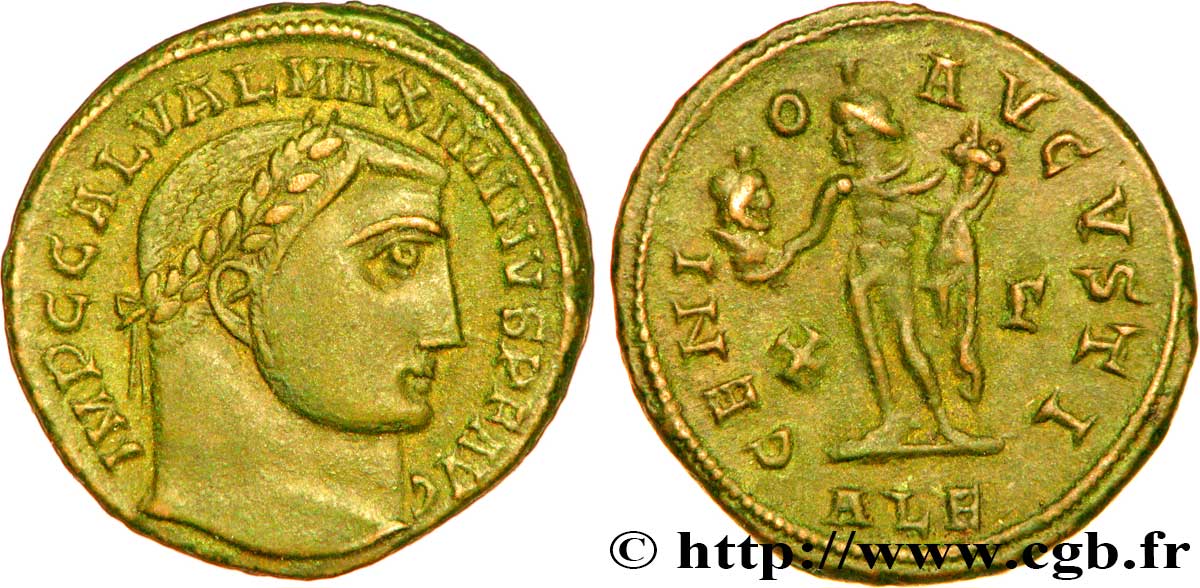 MAXIMIN II DAIA Follis ou nummus TTB+