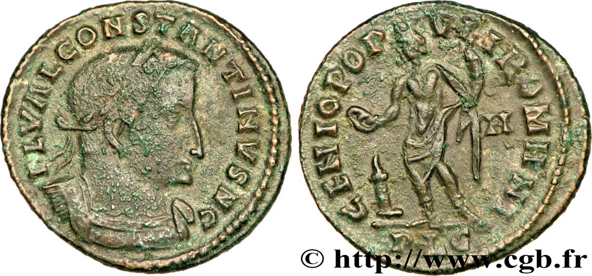 CONSTANTIN Ier LE GRAND Follis ou nummus TTB