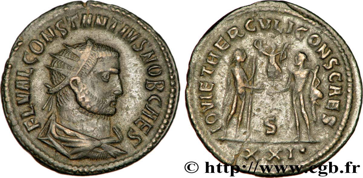 CONSTANTIUS I Aurelianus XF
