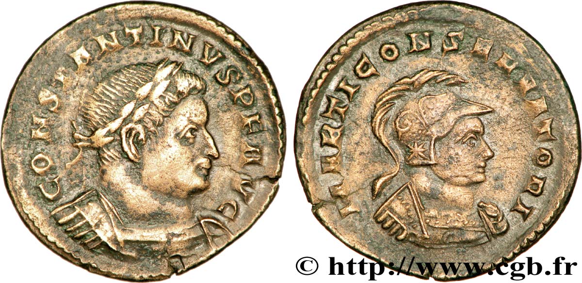 CONSTANTIN Ier LE GRAND Follis ou nummus TTB+