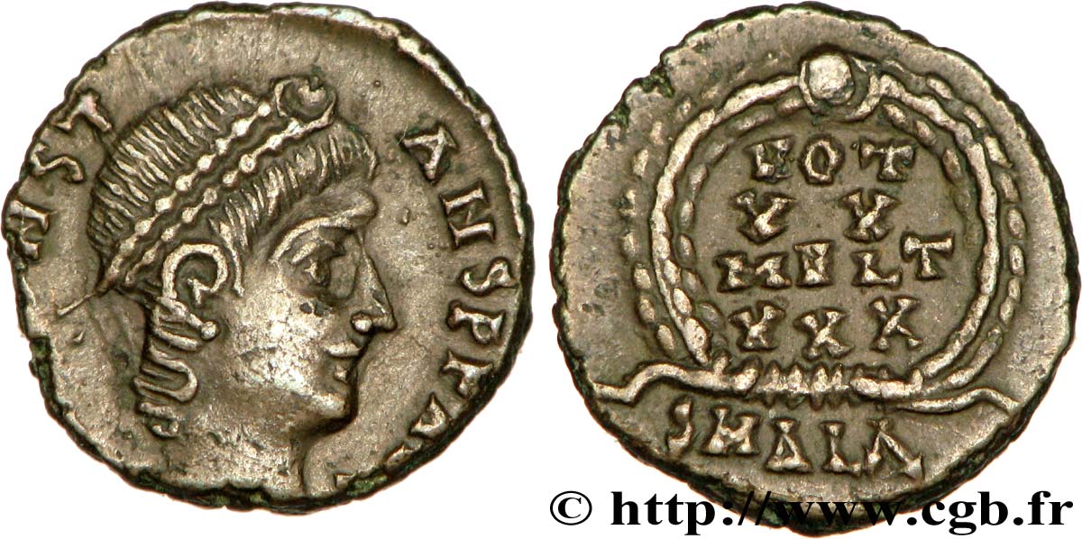 CONSTANS Centenionalis ou nummus TTB+