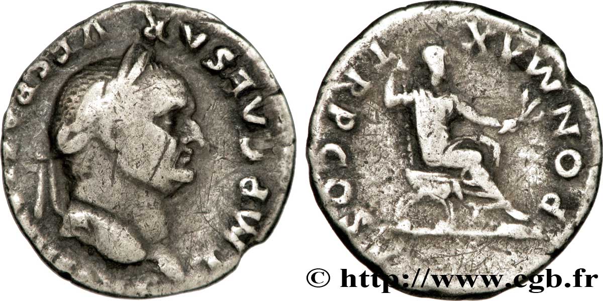 VESPASIEN Denier TB+