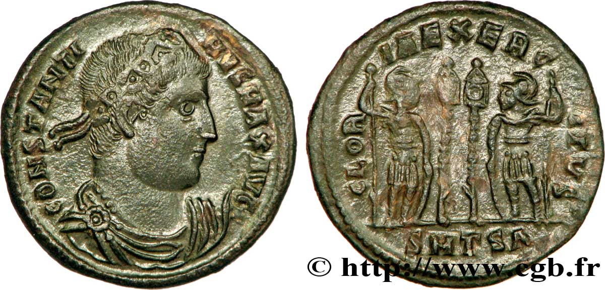 COSTANTINO I IL GRANDE Centenionalis ou nummus MS