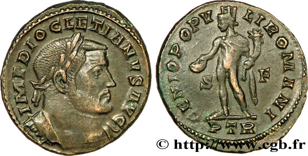DIOCLÉTIEN Follis ou nummus TTB+