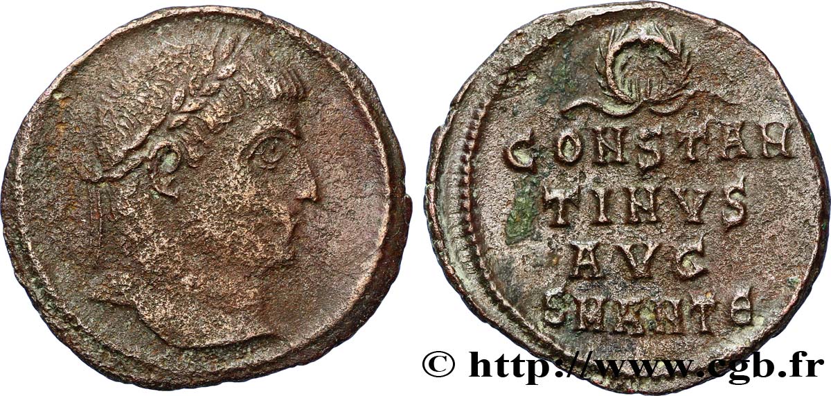 CONSTANTIN Ier LE GRAND demi-centenionalis ou demi-nummus TTB