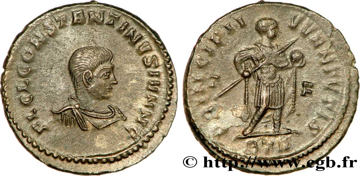 CONSTANTIN II Follis ou nummus SPL