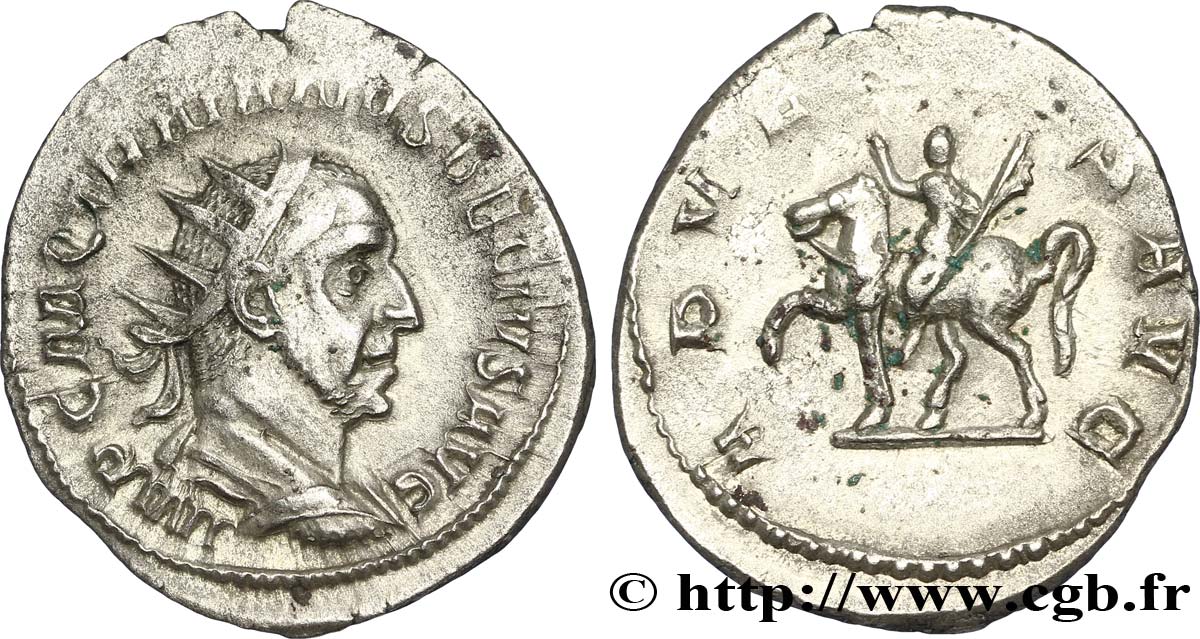 TRAJAN DÈCE Antoninien TTB+