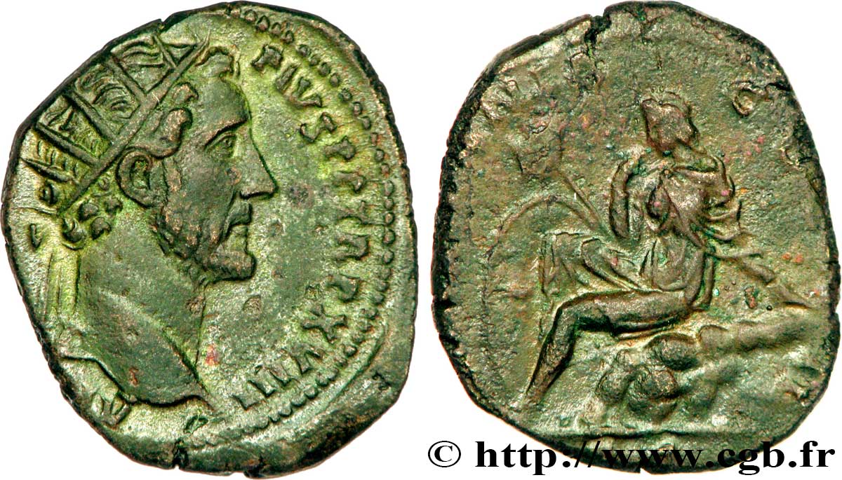 ANTONIN LE PIEUX Dupondius TTB+