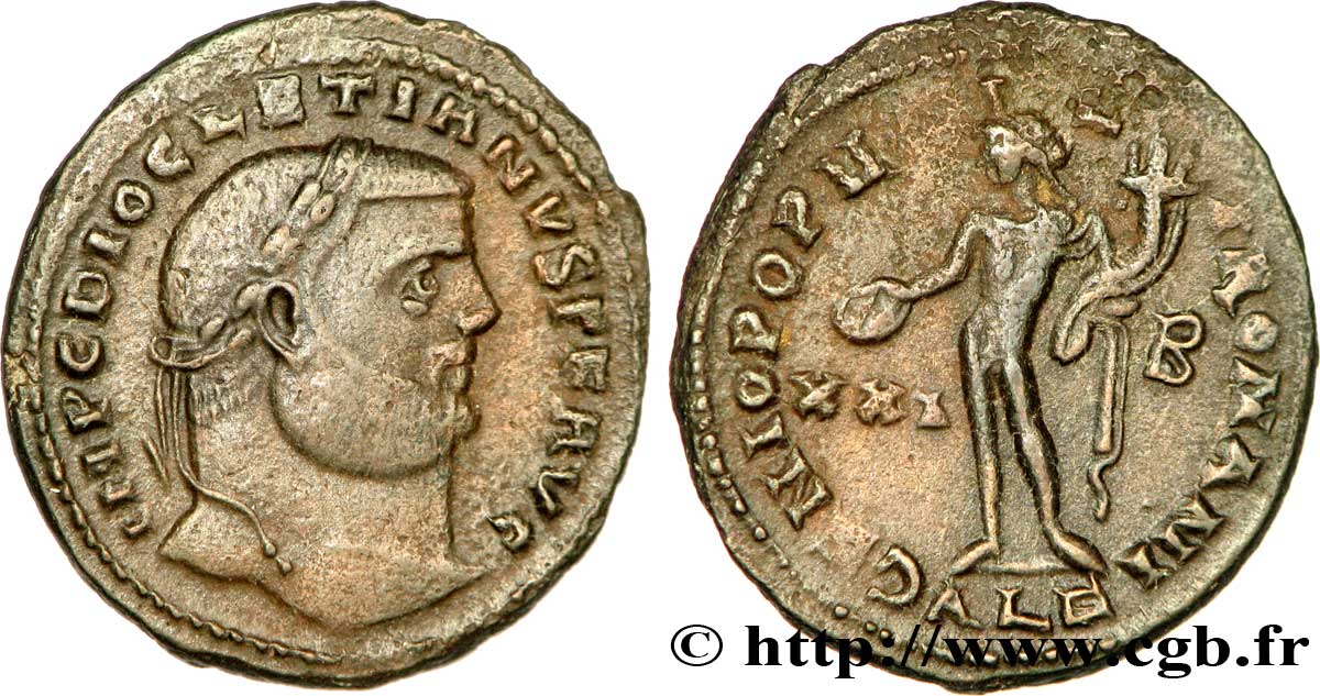 DIOCLÉTIEN Follis ou nummus TTB+