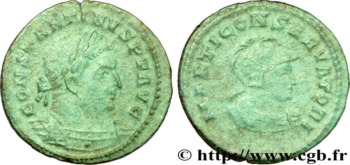 CONSTANTIN Ier LE GRAND Follis ou nummus TTB+