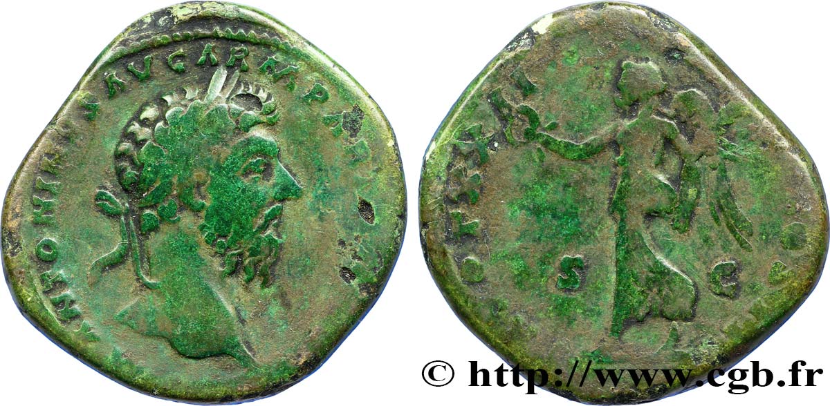 MARC AURÈLE Sesterce TB+