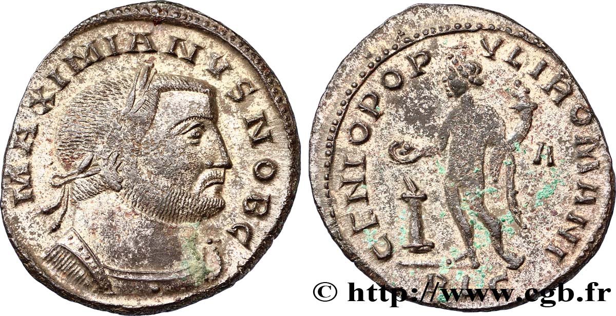 GALÈRE Follis ou nummus SUP/TTB+