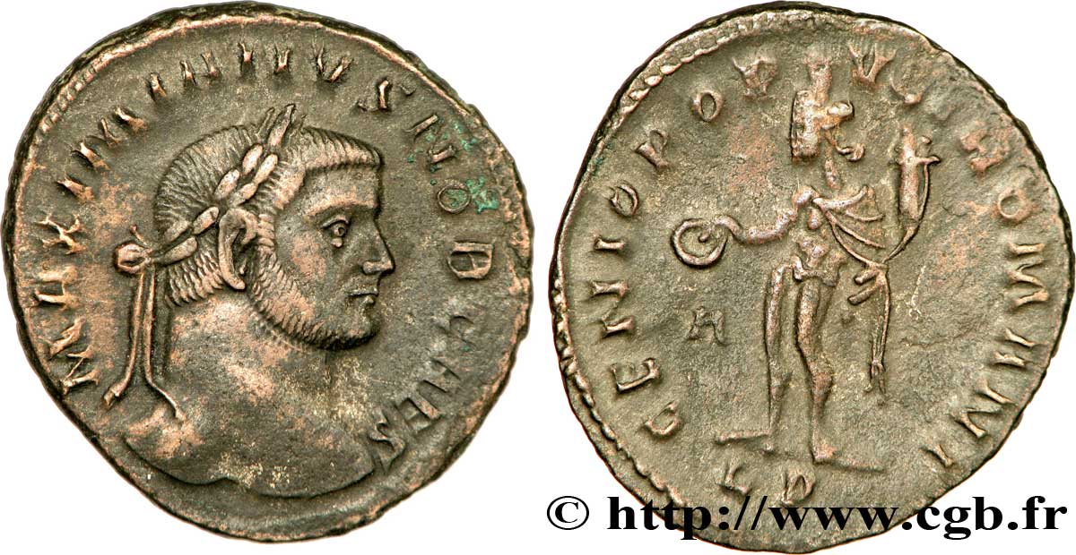 GALÈRE Follis ou nummus TTB+