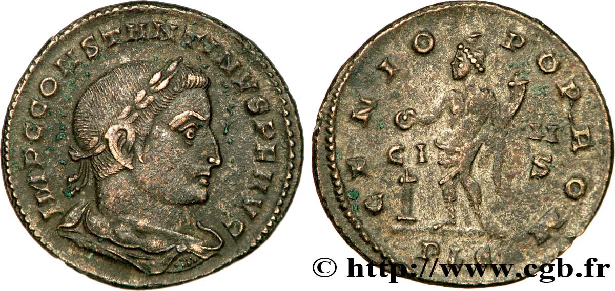 CONSTANTIN Ier LE GRAND Follis ou nummus TTB+