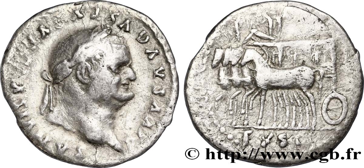 VESPASIEN Denier TB+