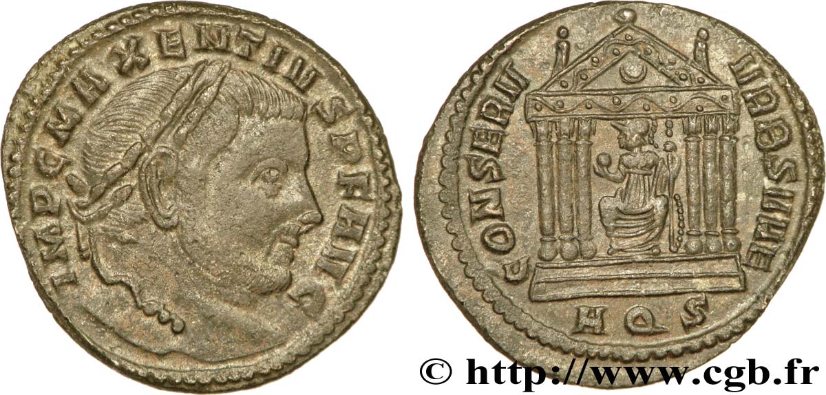 MAXENCE Follis ou nummus SUP