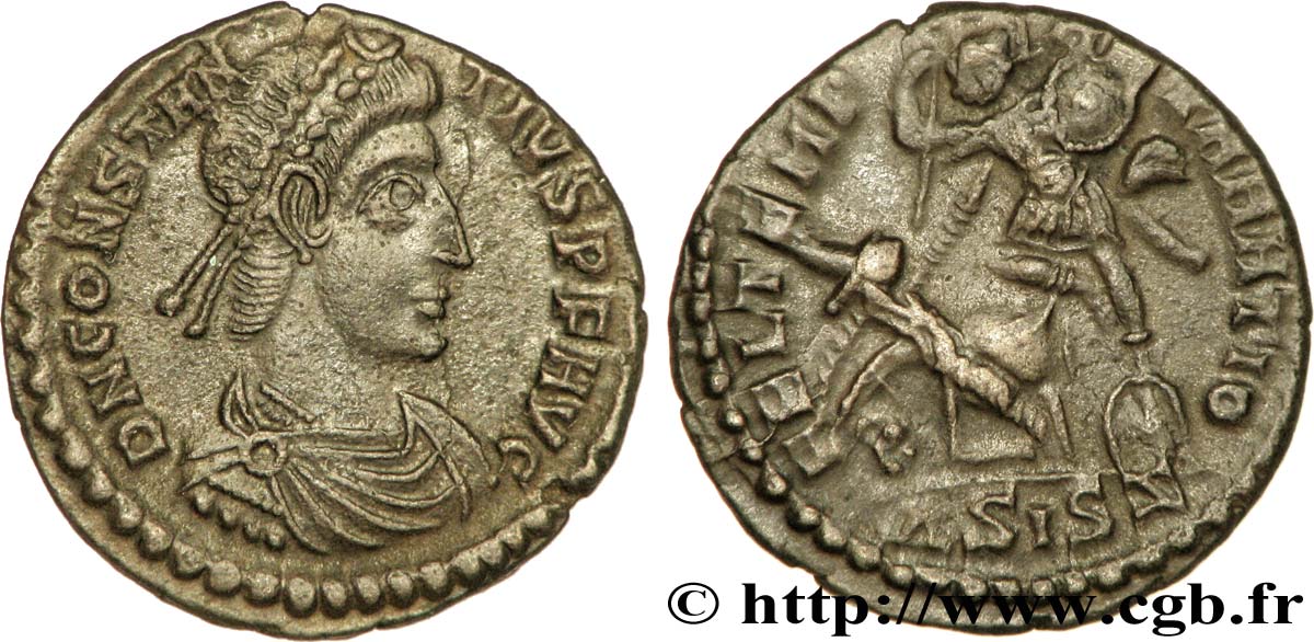 CONSTANCE II Maiorina réduite, (PB, Æ 3) SUP