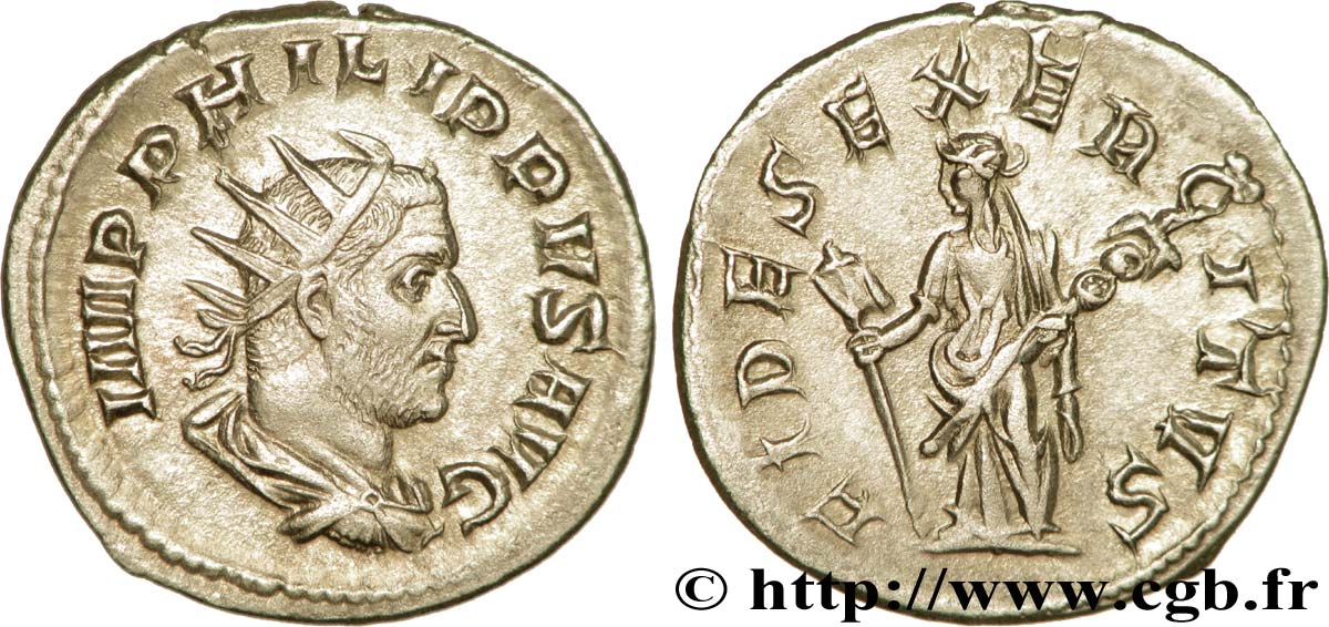 PHILIPPE Ier L ARABE Antoninien SUP