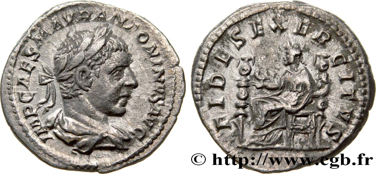 ÉLAGABAL Denier TTB+