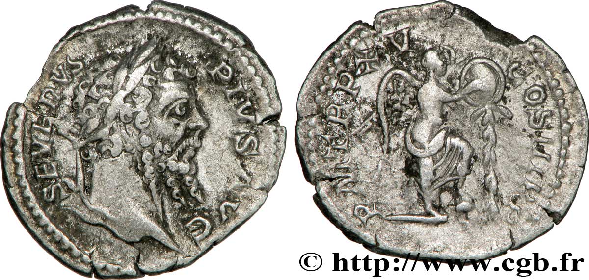 SEPTIME SÉVÈRE Denier TTB/TB+