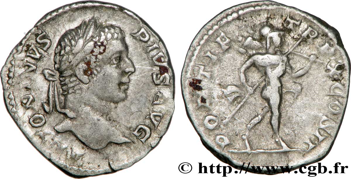 CARACALLA Denier TTB/TB+