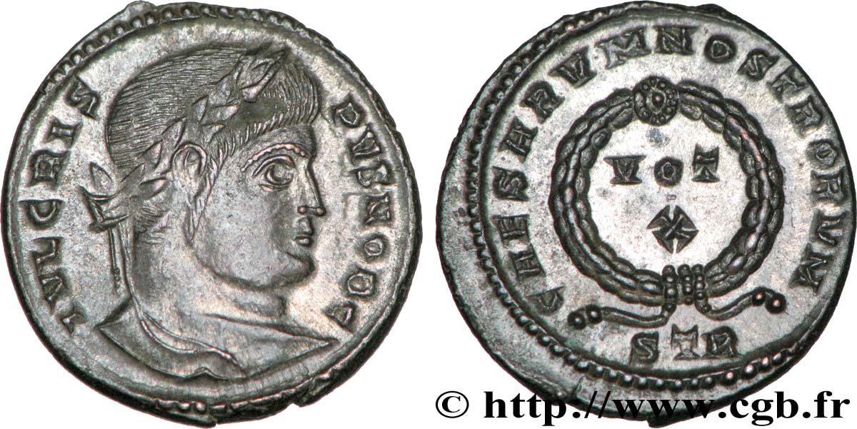 CRISPUS Centenionalis ou nummus FDC