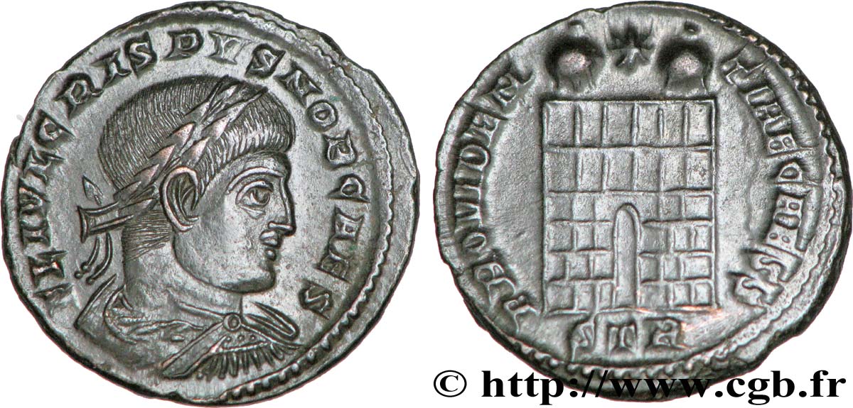 CRISPUS Centenionalis ou nummus SPL/SUP