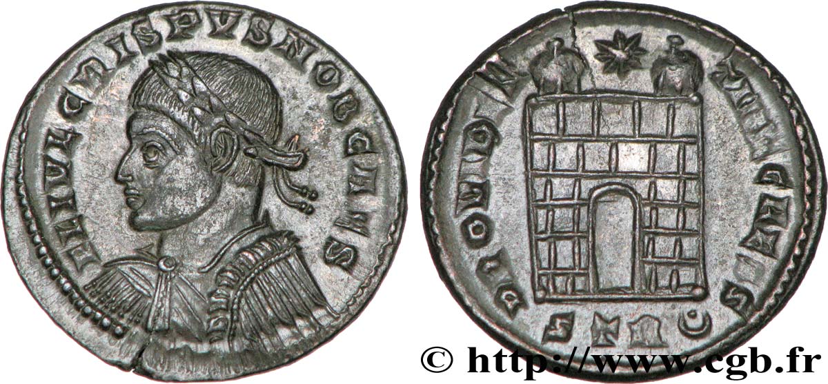 CRISPUS Centenionalis ou nummus SPL