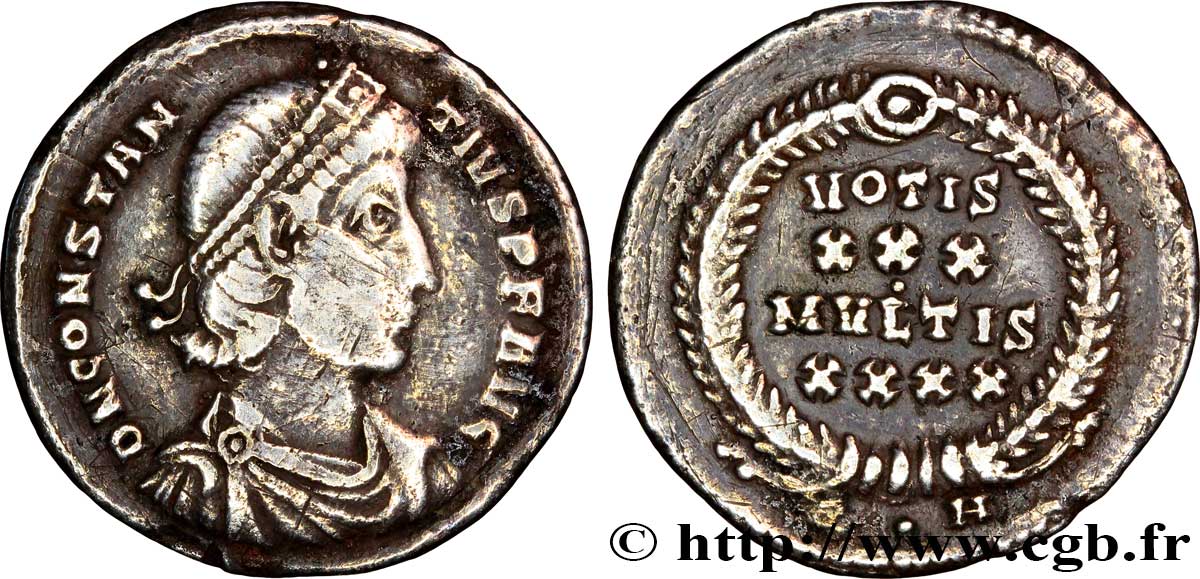 CONSTANCE II Argenteus TB+