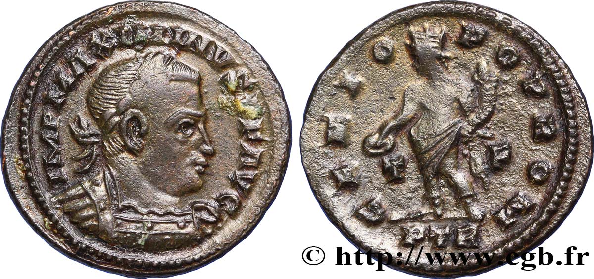 MAXIMIN II DAIA follis ou nummus TTB