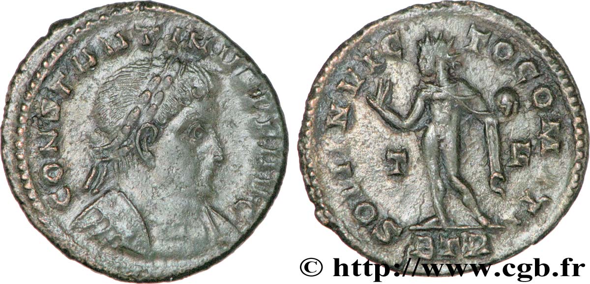 CONSTANTIN Ier LE GRAND Follis ou nummus TTB