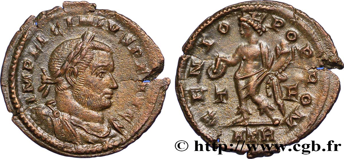 LICINIUS Ier Follis ou nummus TTB+/SUP