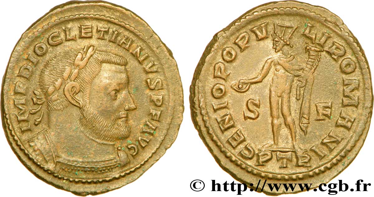 DIOCLÉTIEN Follis ou nummus TTB+/SUP