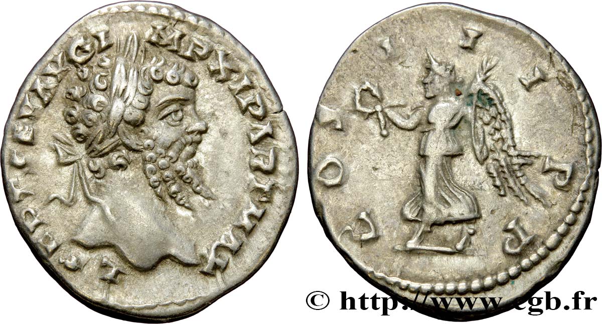 SEPTIME SÉVÈRE Denier TTB+