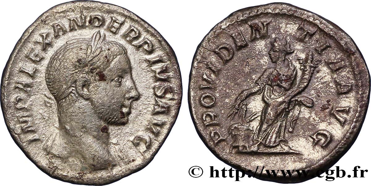 SEVERUS ALEXANDER Denier XF