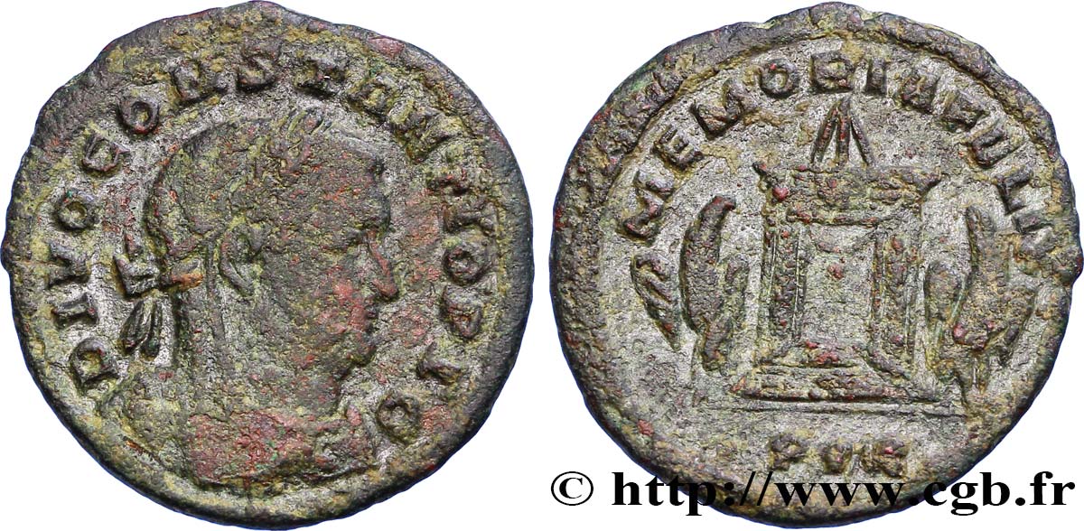 CONSTANTIUS I Follis ou nummus VF