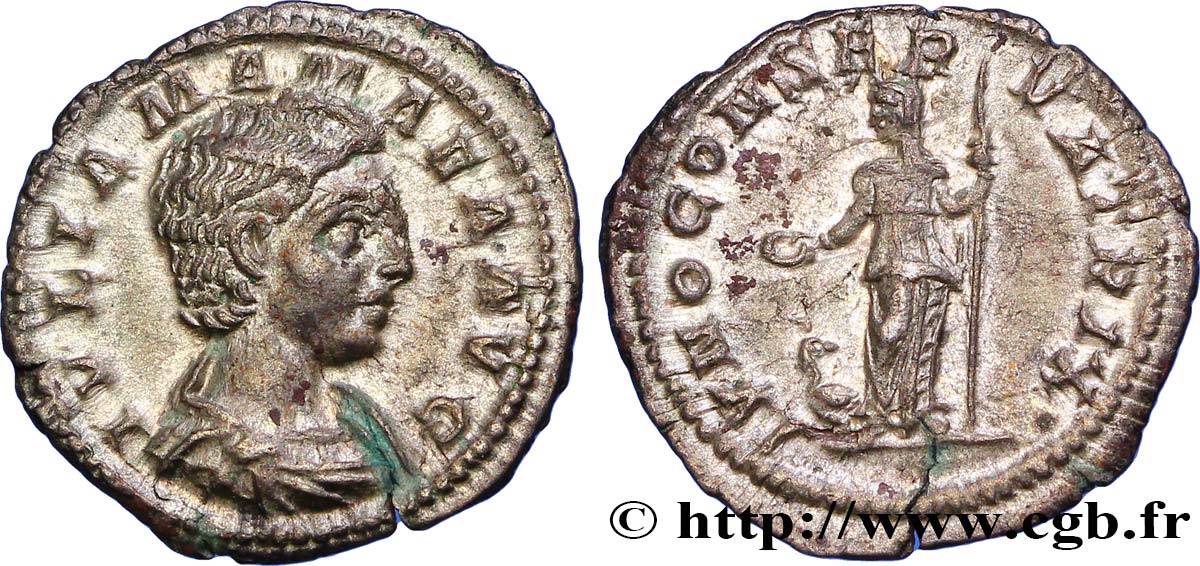 JULIA MAMAEA Denier AU