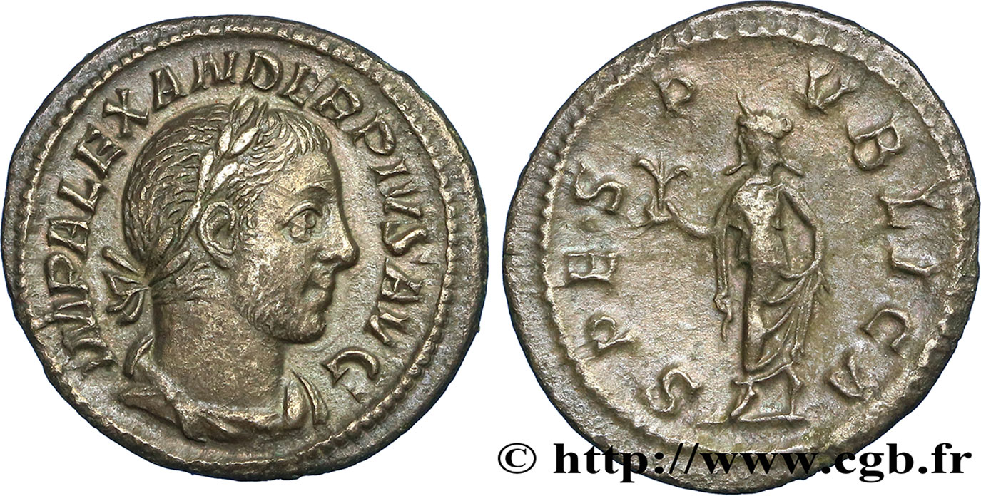 SEVERUS ALEXANDER Denier AU/AU