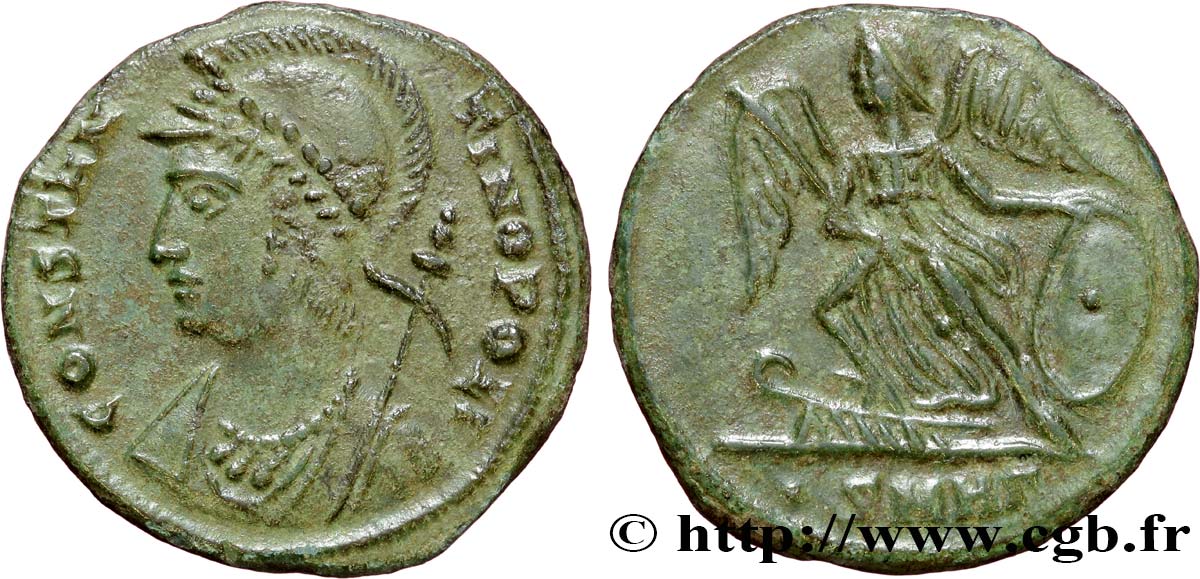 CONSTANTINOPOLIS Centenionalis ou nummus MBC+