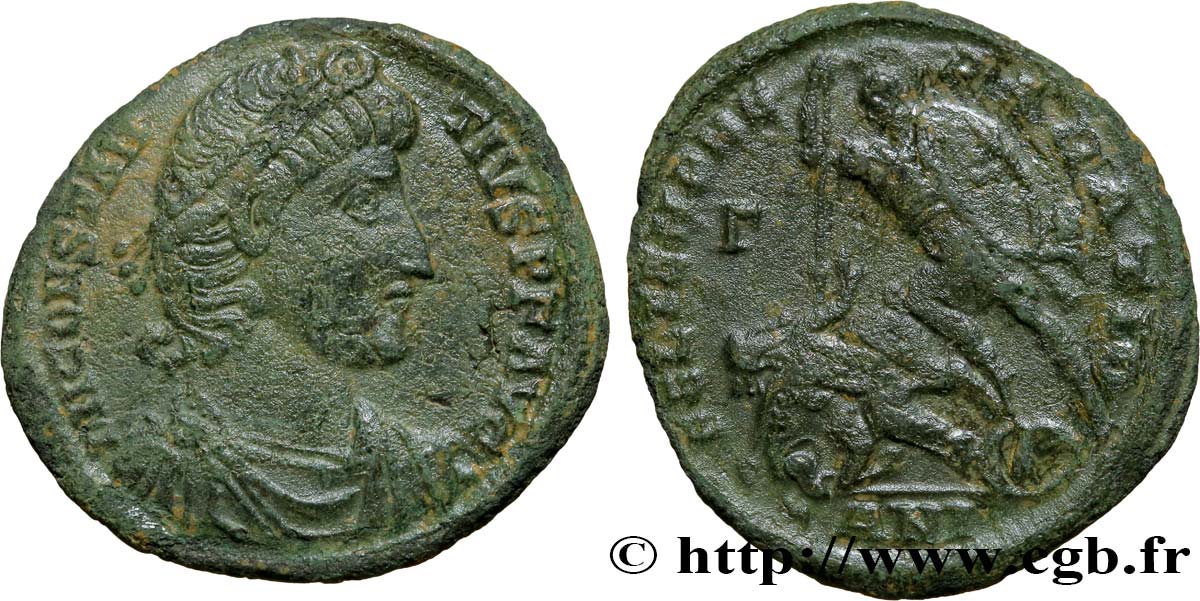 CONSTANTIUS II Maiorina, (MB, Æ 2) XF/AU