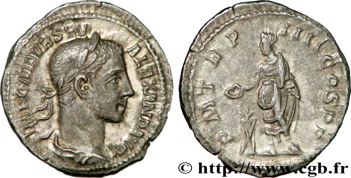 SEVERUS ALEXANDER Denier AU