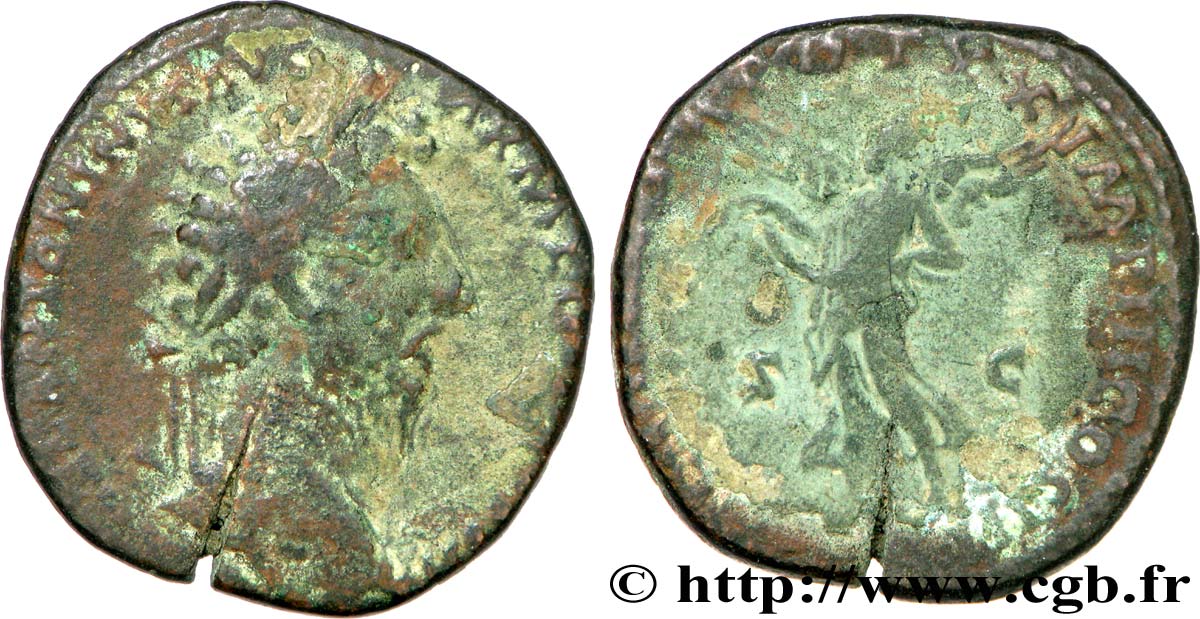 MARC AURÈLE Sesterce TB+
