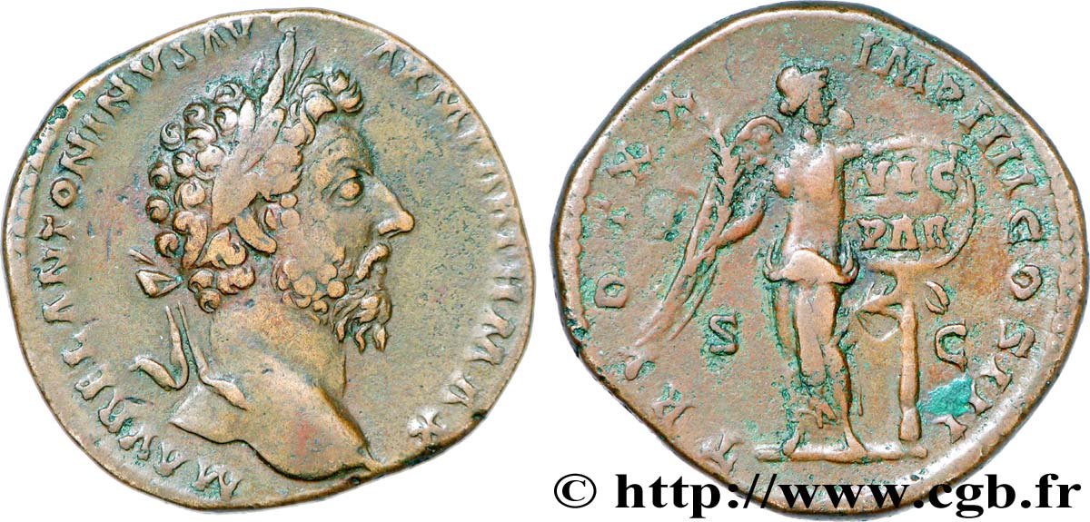 MARC AURÈLE Sesterce TTB+/TTB
