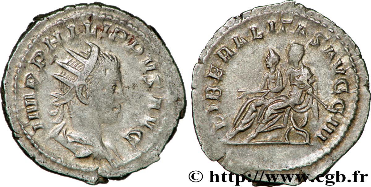 FILIPPO II FIGLIO Antoninien q.SPL/SPL