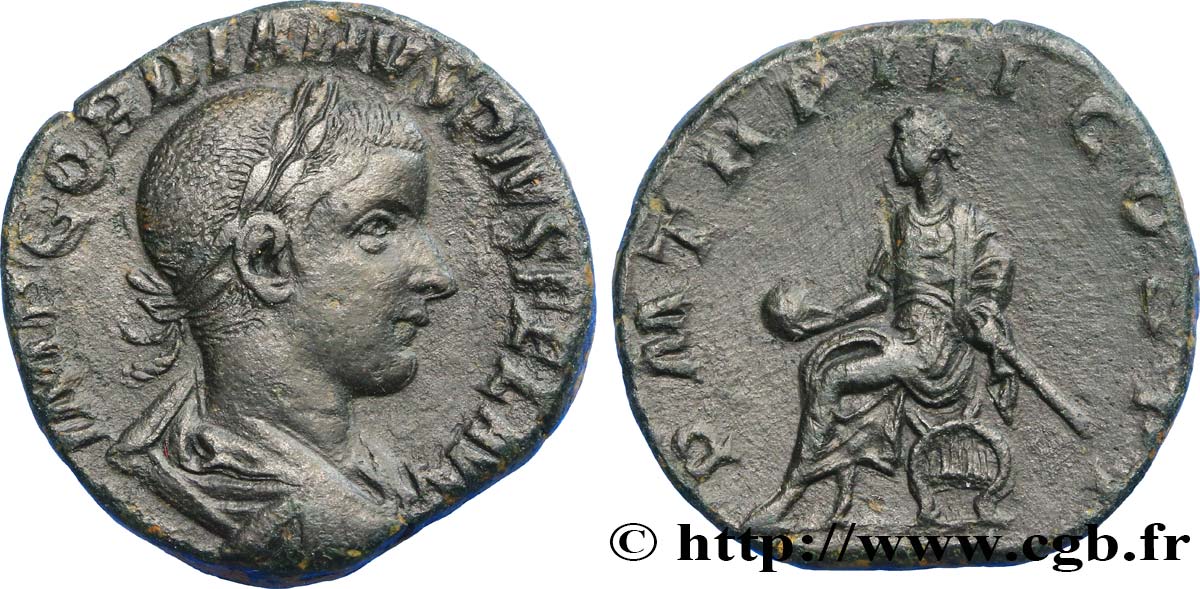 GORDIANUS III Sesterce fVZ
